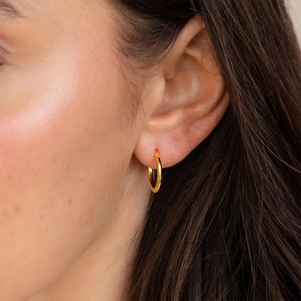 Hoops Earrings Gold